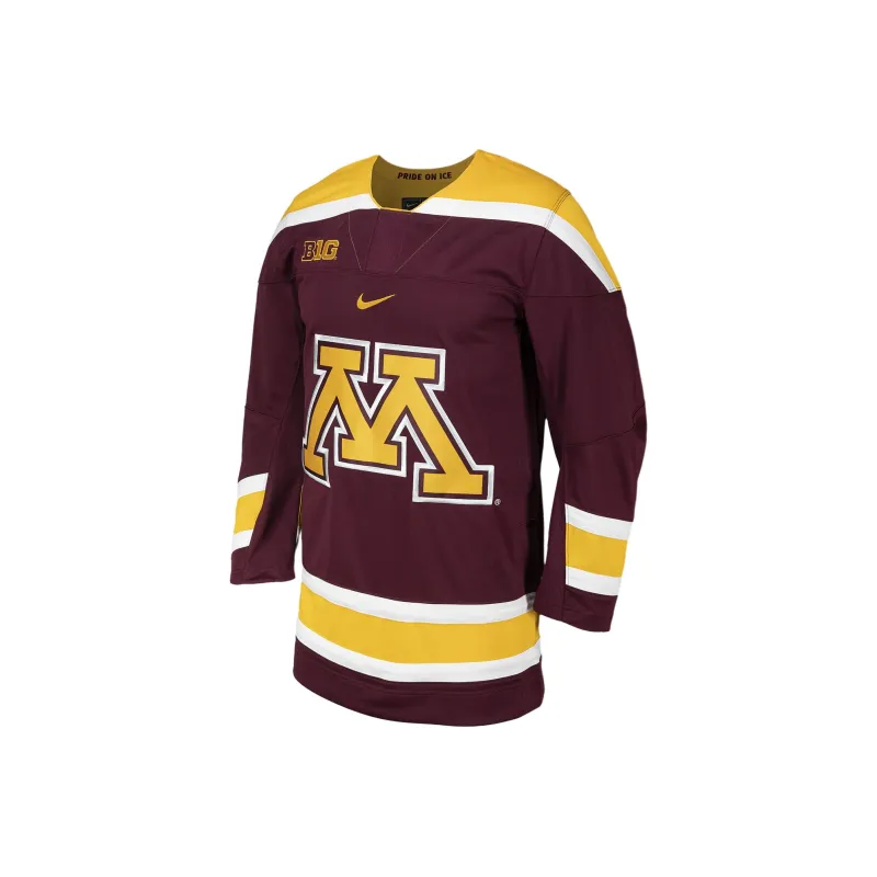 Nike Minnesota Men's College Hockey Jersey T-Shirt Men's Deep Chestnut-0