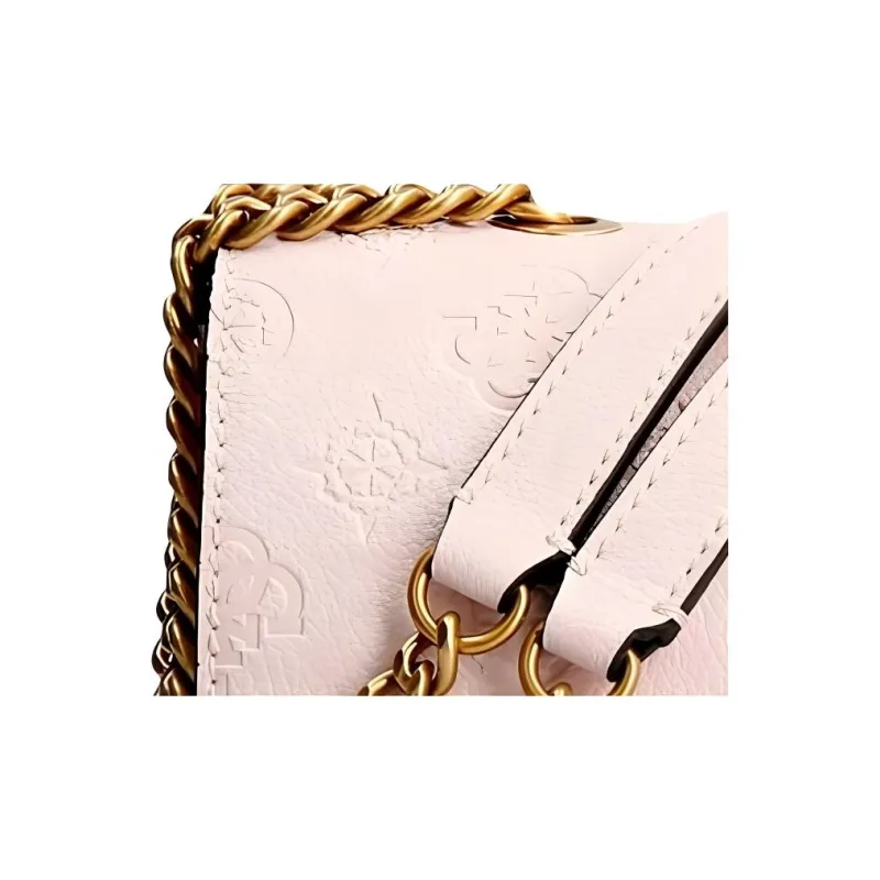 GUESS Artificial Leather Chain Bag Crossbody Bag Shoulder Bag Women's Pink-3