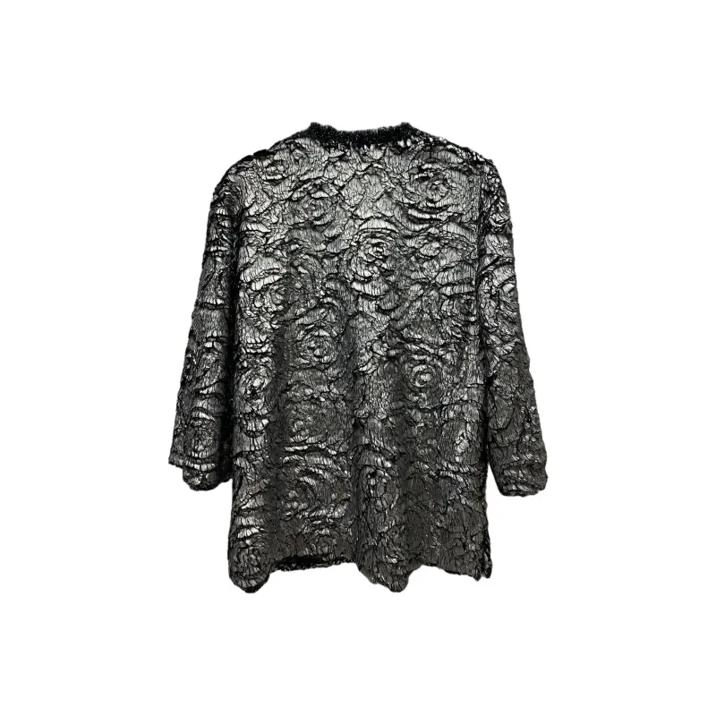 CHANEL Velvet feel Coat Women's Gray-1