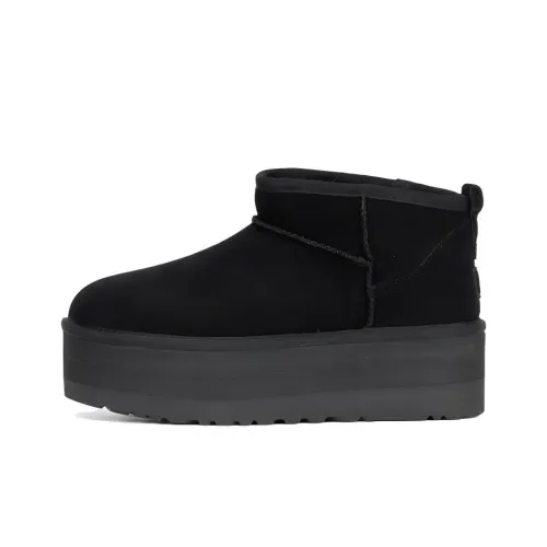 UGG Warm And Wear-Resistant Short Snow Boots Women's Black