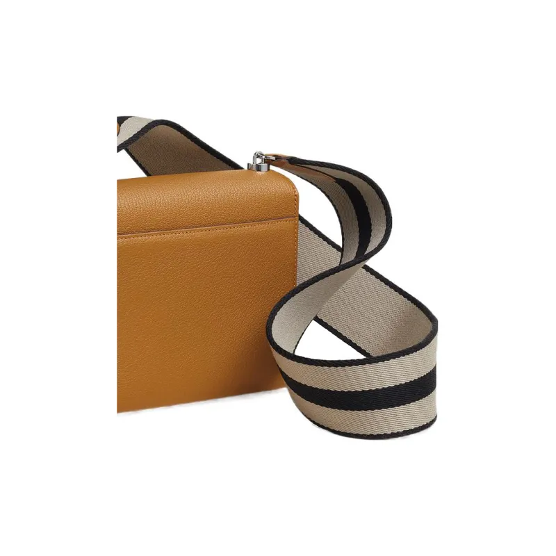 HERMES Verrou Mysore Goat Skin Handgun Bag Crossbody Bag Shoulder Bag Women's Brown-3