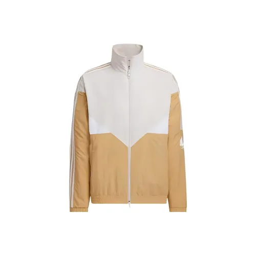 Adidas Originals SS25 Jackets Coats Unisex Bauxite Brown