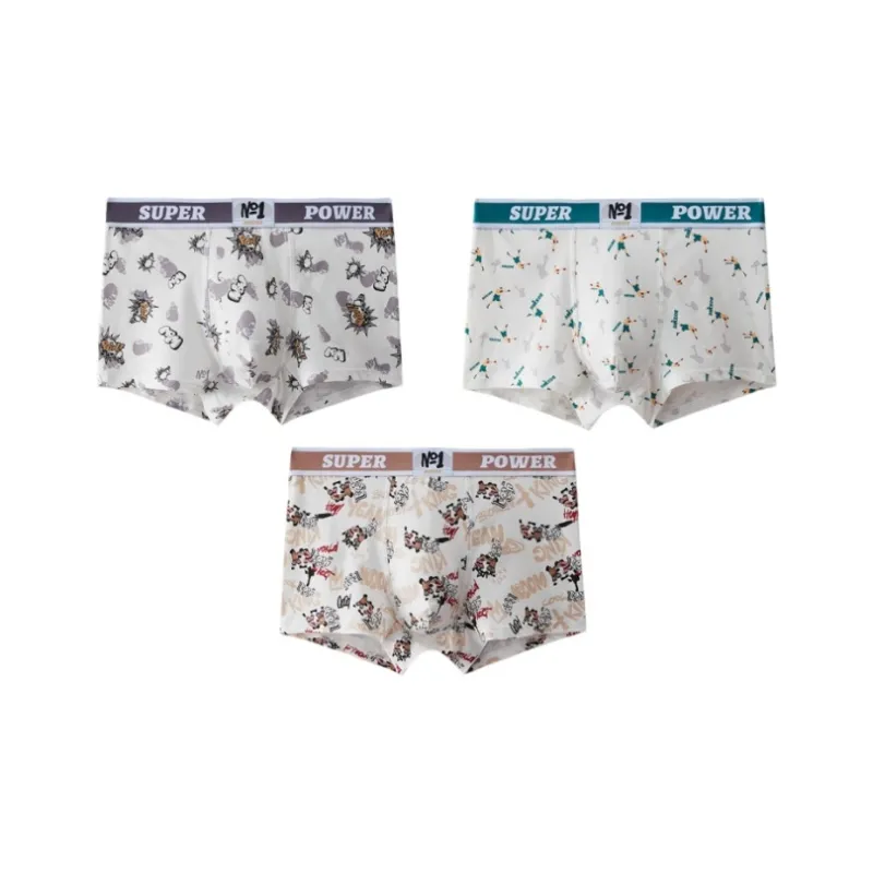 Qiao Ni Tong Underpants Men's 3 Pack-25