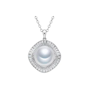 ME LUXE Pearl Pendant, Glamorous Style Attractive Women's