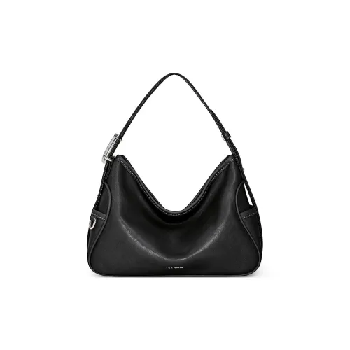 Teenmix Split Cow Leather With Synthetic Leather Crossbody Handbag, Shoulder Bag Regular Women's Ecru/Khaki/Black