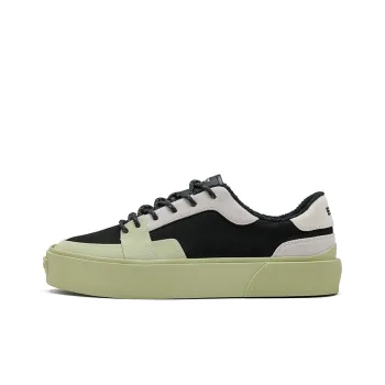 EQLZ EQUALIZER Anti Slip Wear Resistant Skateboard Shoes Unisex Black Lime