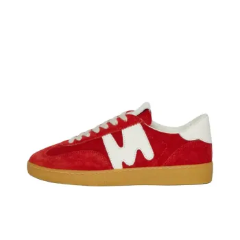 MSGM Retrò Trainer Low Top Skateboard Shoes Women's Red