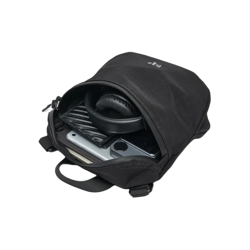 MOYYI Oxford Backpack, Messenger Bag, Shoulder Bag, Crossbody Bag Medium Size Men's Black-2