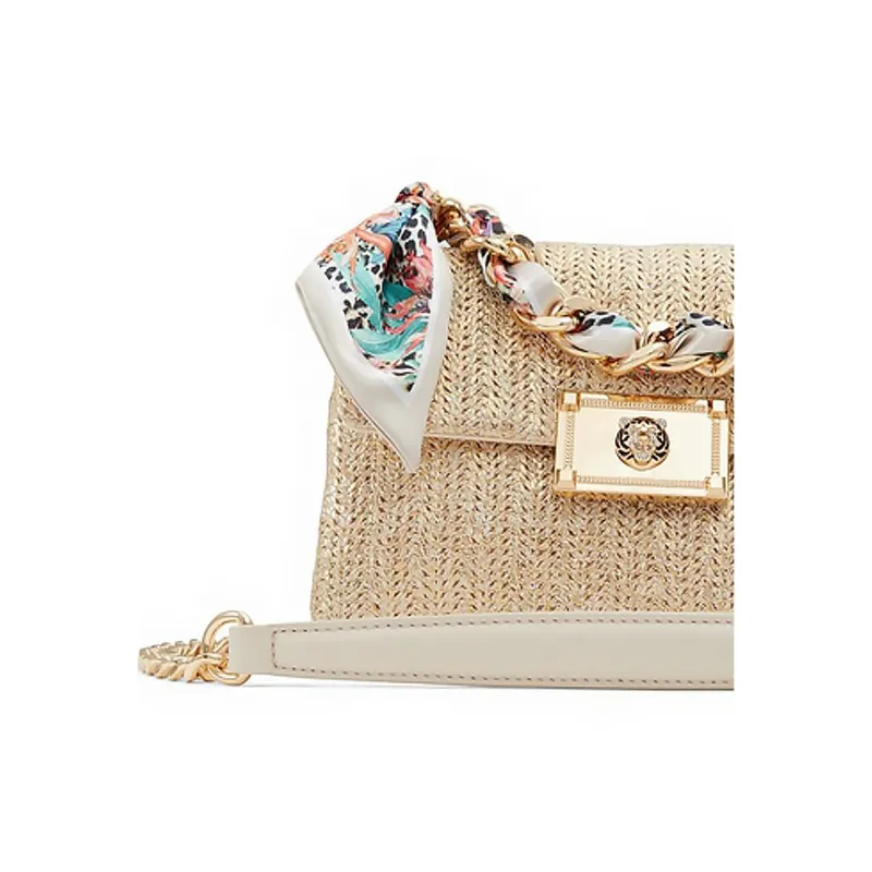ALDO Artificial Leather Crossbody Bag Medium Size Women's Natural-4