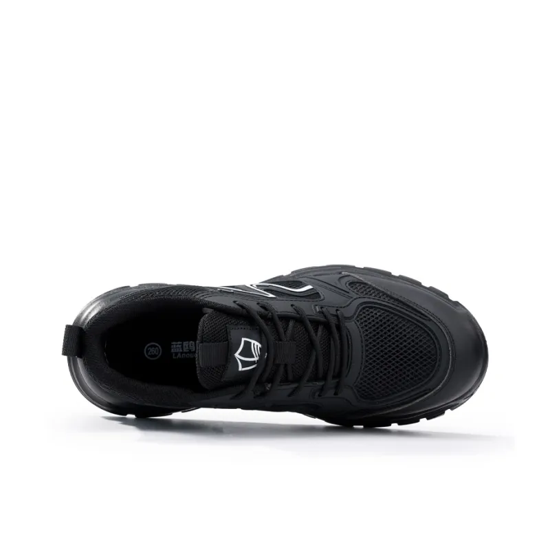 Blue Gull Shield Wear Resistant Impact Resistant Lightweight Low Top Outdoor Shoes Men's Black-3