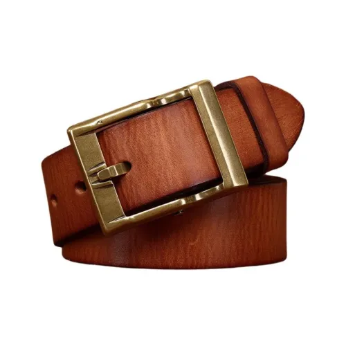 JEANSWEST Cow Leather Belts Men's 3.8CM