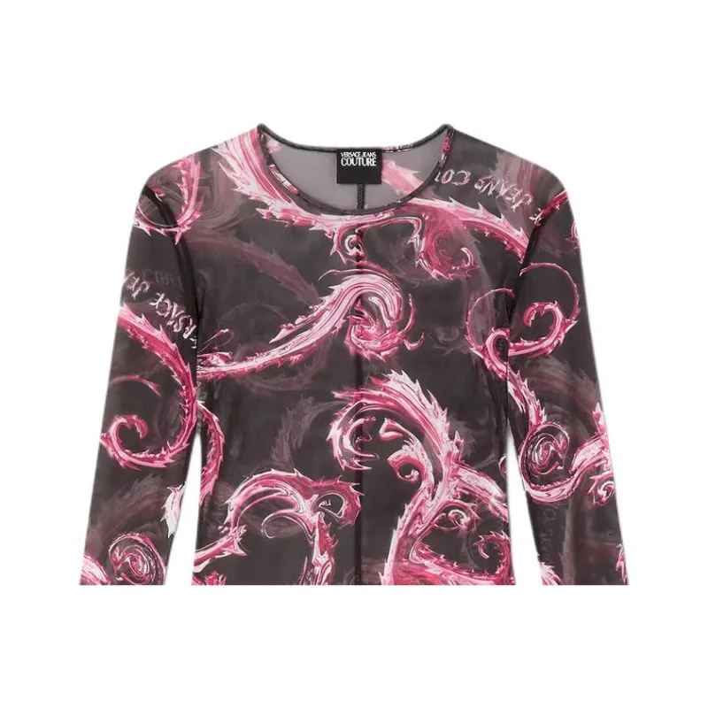 VERSACE JEANS COUTURE Baroque Mesh Top-1