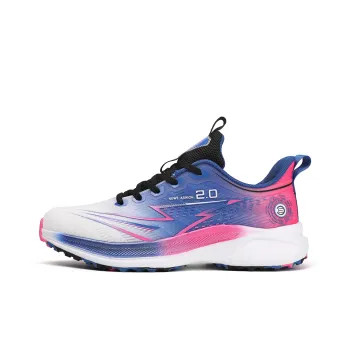 AD Cushioning Wear Resistant Low Top Carbon Plate Casual Running Shoes Unisex White Blue