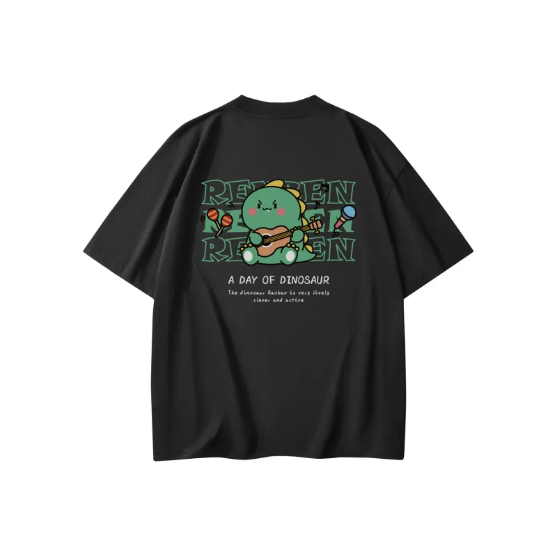 RENBEN Drop Shoulder Sleeve T Shirt Unisex-6