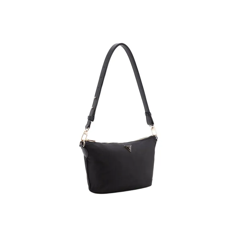 GUESS Fabric Tote Bag Shopping Bag Shoulder Bags Medium Size Women's Black-1