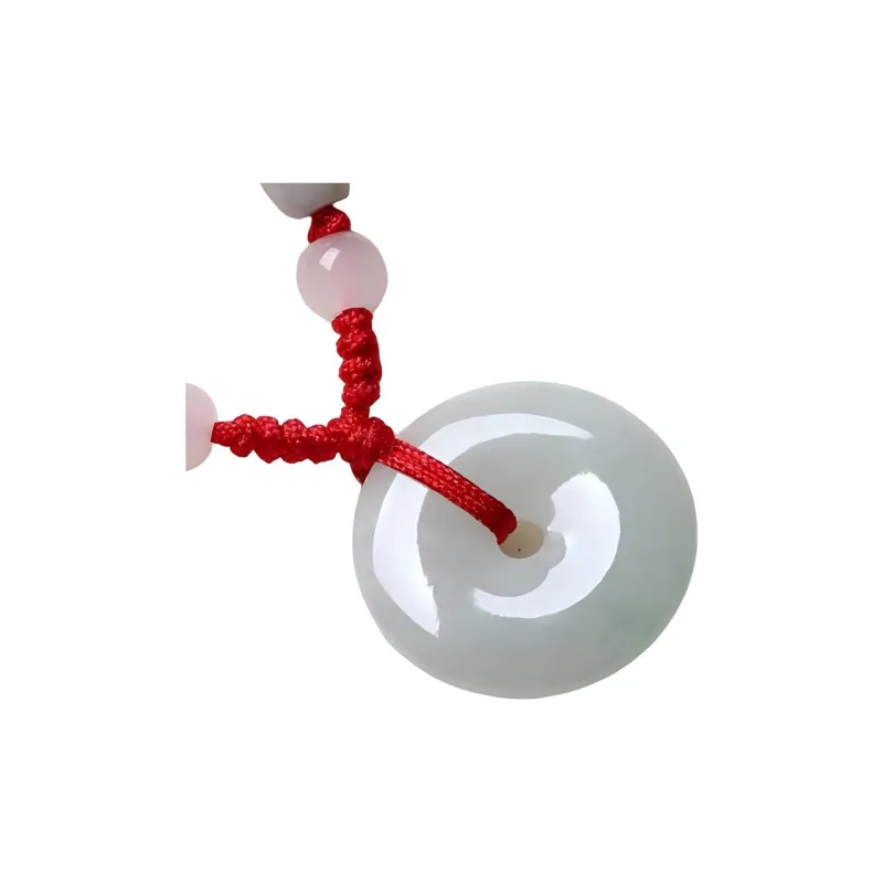 Jade Key Glutinous Jade Pendants Unisex-0