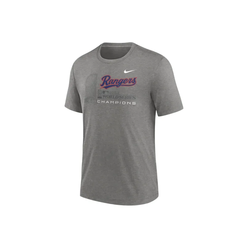Nike T-Shirt Texas Ranger Team Men's Dark Gray Heather-0