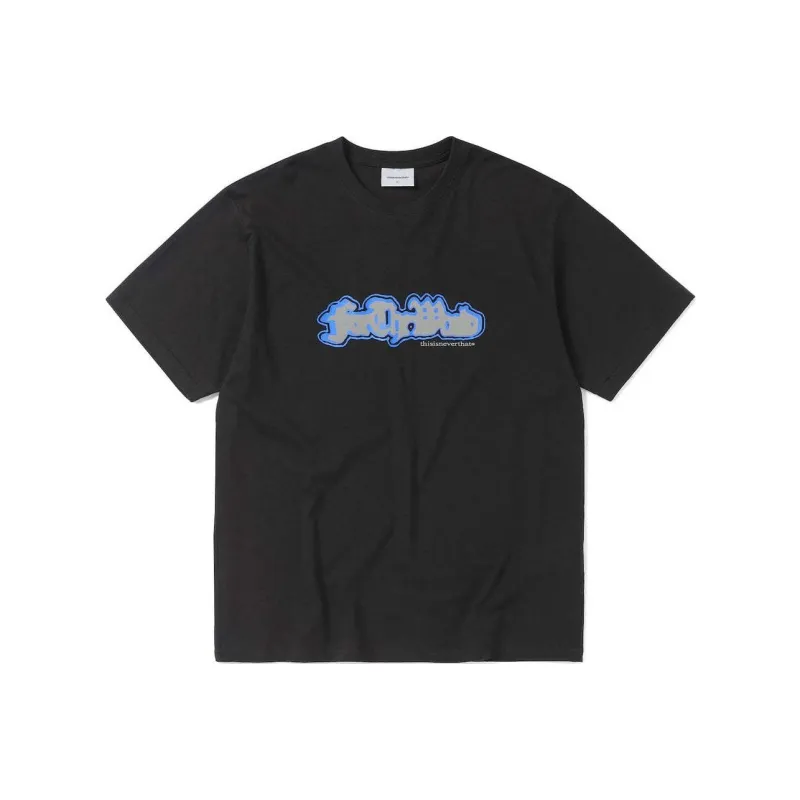 Thisisneverthat SS24 FTW Reflective Tee T Shirt Unisex Black-0
