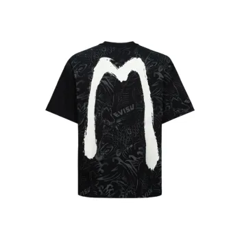 EVISU T Shirts Men Black