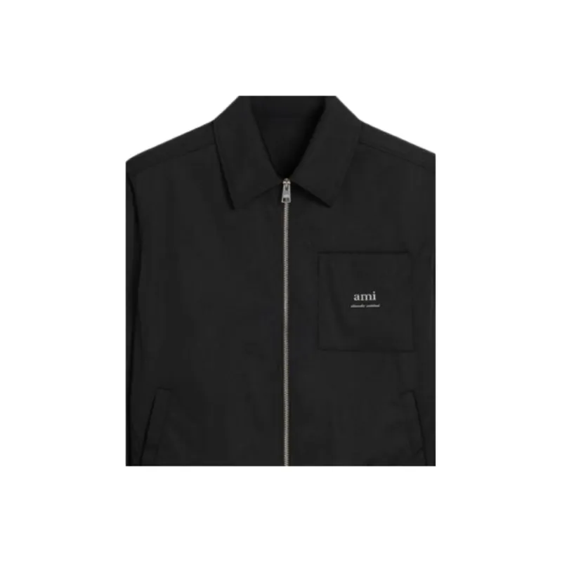 AMIPARIS Logo lettering Bomber Jacket-1