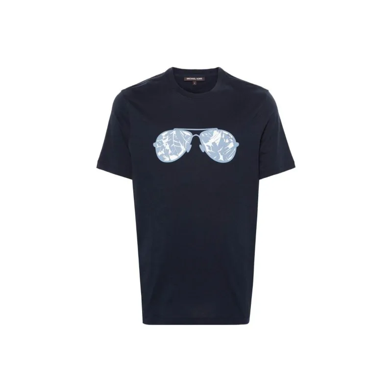 MICHAEL KORS Palm Aviator Cotton T-shirt-0