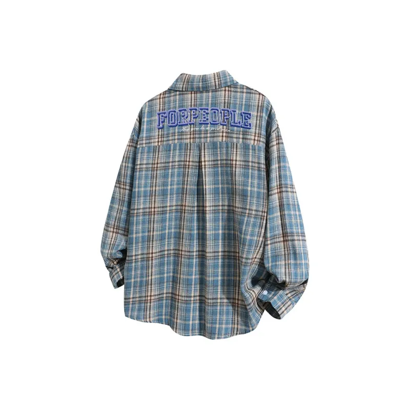 FAX FOR FMACM Shirt Unisex Blue Plaid-8