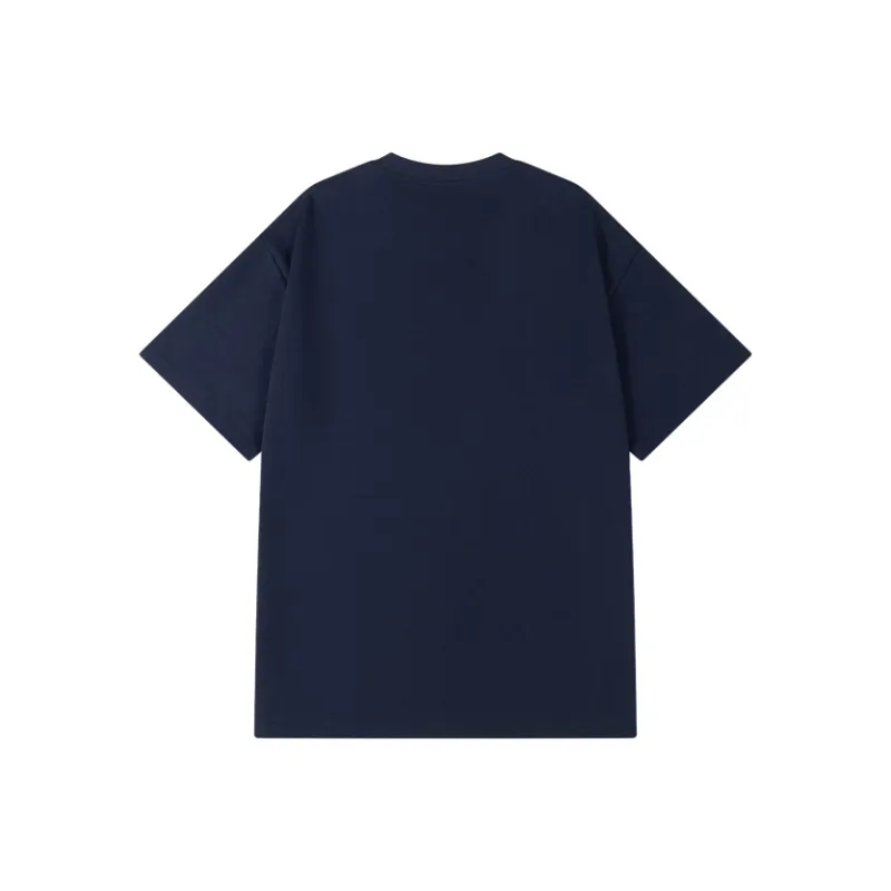 Caramella Drop Shoulder Sleeve T Shirt Unisex Black-17