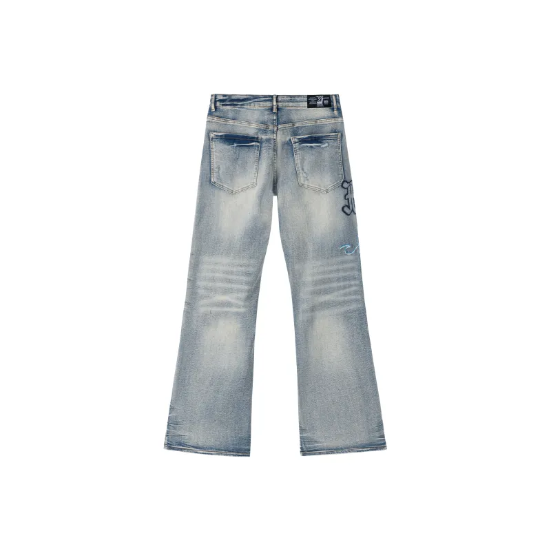 XINYINSU Jeans Unisex Blue-1