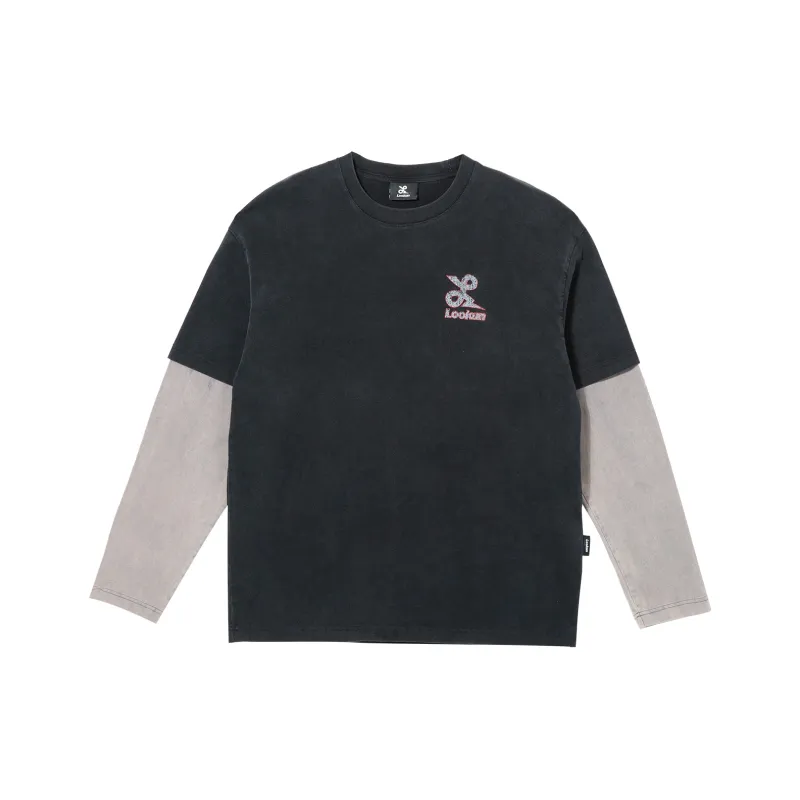 LOOKUN T-Shirts Men Black-0
