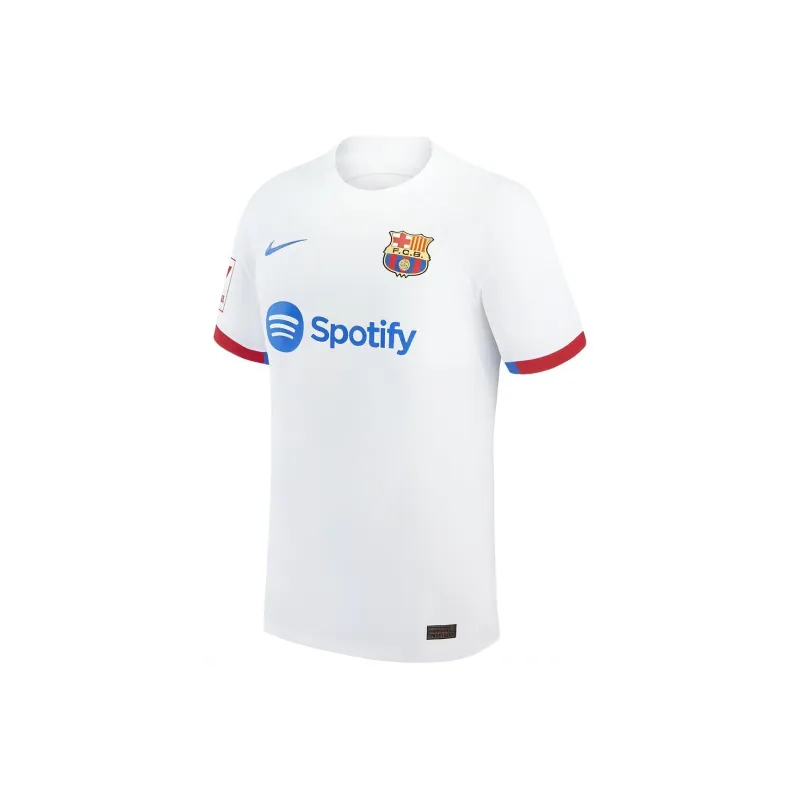Nike Pedri Barcelona 2023/24 Match Away T-Shirt Men's White-0
