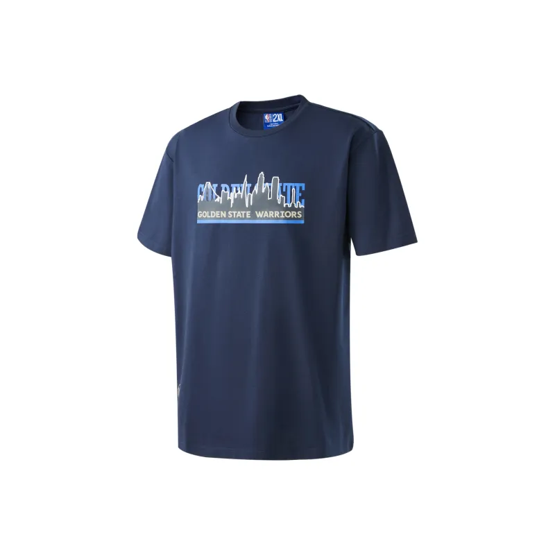 NBA T-Shirt Golden State Warriors Unisex Navy Blue-0