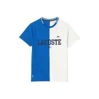 LACOSTE Two tone Logo print T shirt