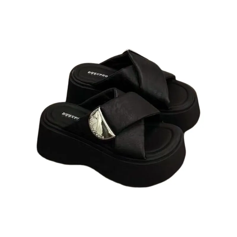 ALPLUME Slippers Silver Green Black-13
