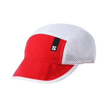 SALOMON Polyester Baseball Caps Unisex Red