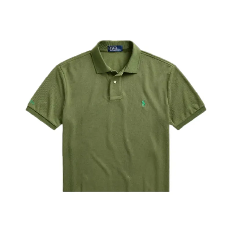 Polo Ralph Lauren SS22 Polo Shirt Men's Olive Green-4
