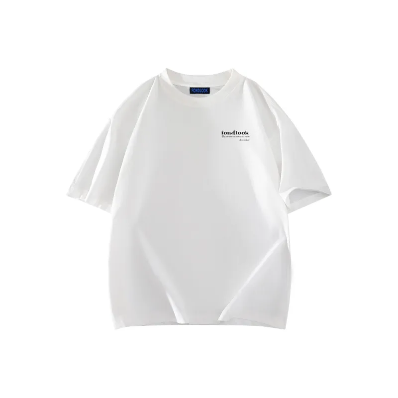 FONDLOOK Short Sleeved T Shirts Unisex-4