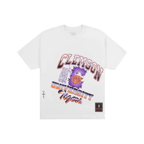 Travis Scott X Mitchell & Ness Clemson Tigers Hand Drawn T Shirt