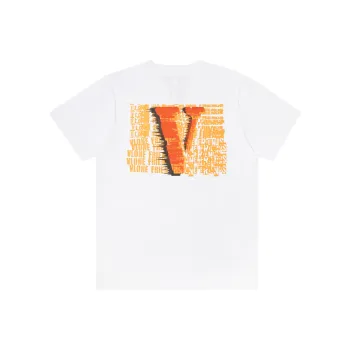 VLONE T Shirt Unisex White Orange