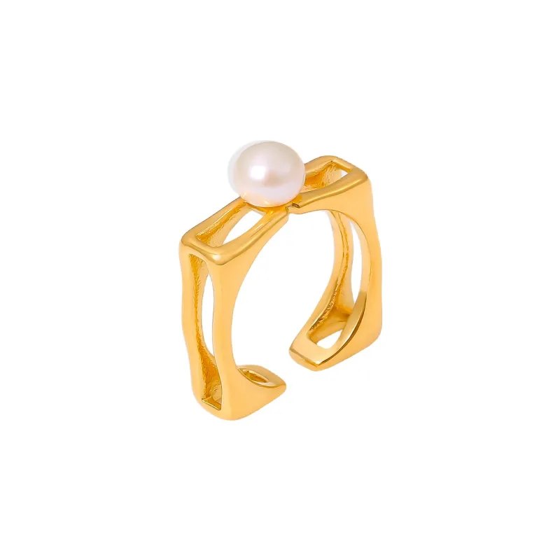 ZHENZHUAOMI Pearl Rings Women's-0