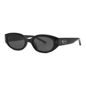Keluode Plate Frame Cat Eye Sunglasses Women's