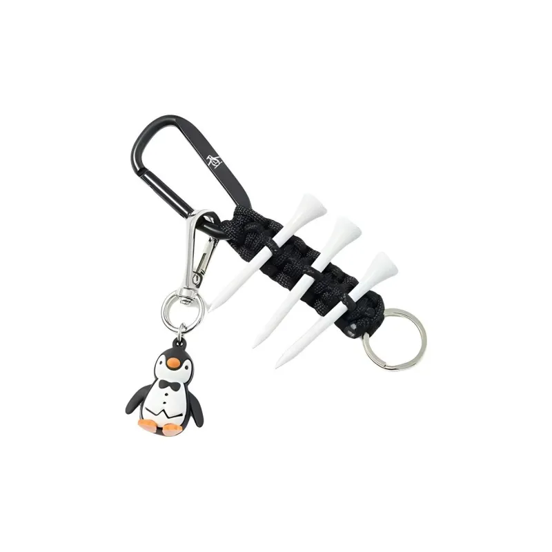 PENGUIN Polyester Synthetic Resin Keychains Women's Black-0