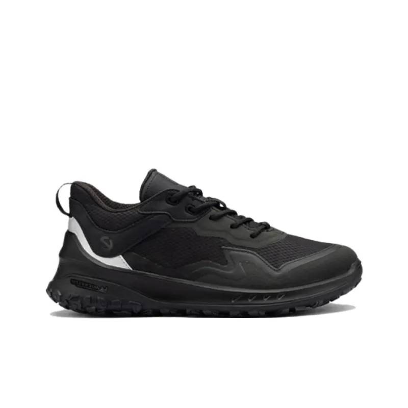 Ecco Otto Series Low-Top Trekking Shoes Women's Black Silver-1