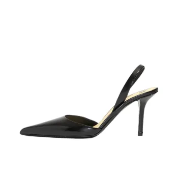 PROENZA SCHOULER Slash Spazzolato Slim Heel High Heels 8.5cm Women's Black