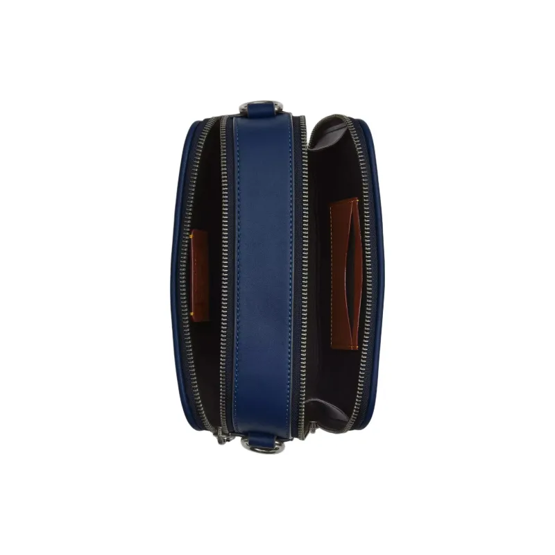 COACH WyattSignature Smooth Calf Leather Shoulder Bag, Crossbody Bag Mini Men's Blue-2