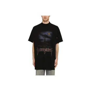Balenciaga Paris Moon Worn Out Oversized T Shirt