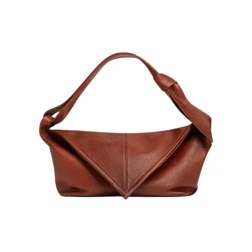 Bottega Veneta Calfskin Shoulder Bag Men's Brown