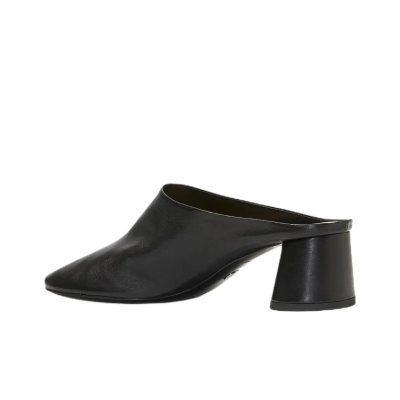 PROENZA SCHOULER Glove Closed Toe Slippers 5cm Women's Black-3