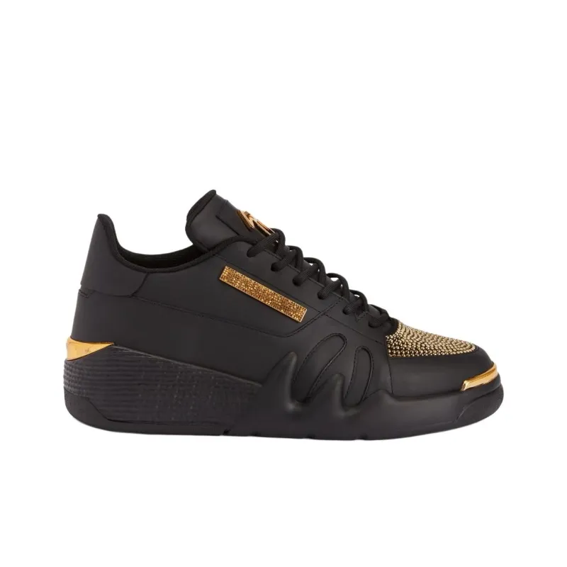 Giuseppe Zanotti/GZ Talon Low Top Skateboard Shoes Men's Black-1