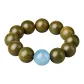 Aquamarine Green Sandalwood Beaded Bracelets