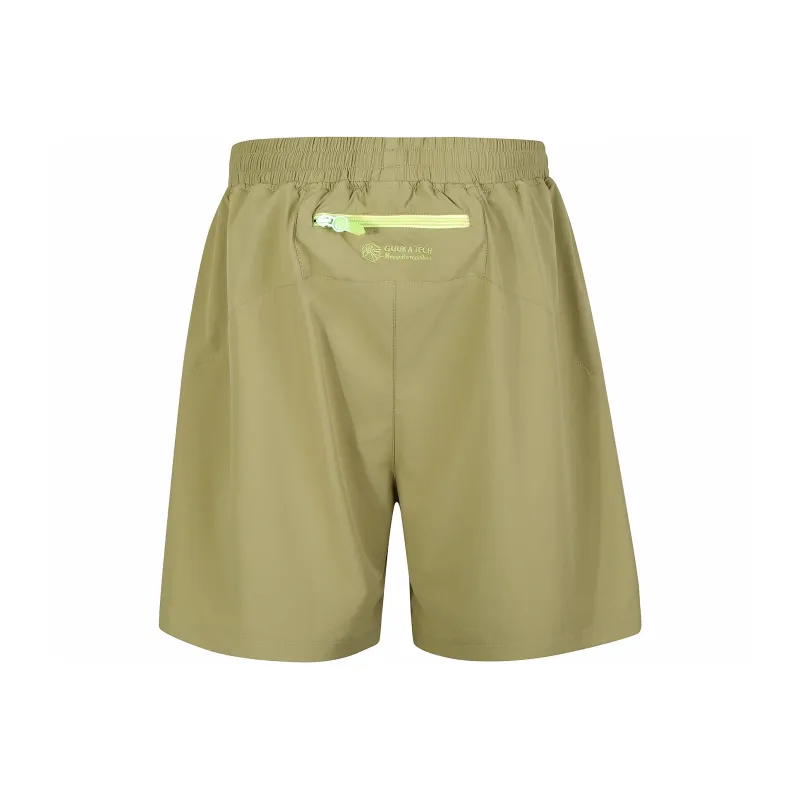 GUUKA TECH Casual Shorts Men's Mustard Green-1